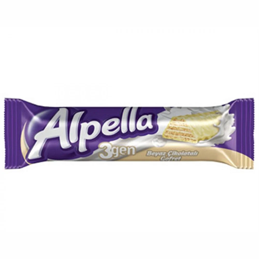 Ülker Alpella Üçgen Beyaz Sütlü Gofret 